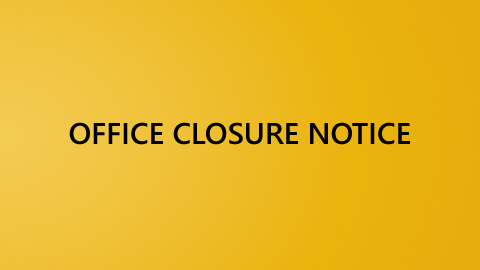 Our offices will be closed during the Easter holidays