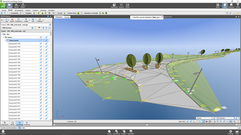 Erstellung eines Informationsmodells der Vermessung mit SierraSoft BIM-Modeling