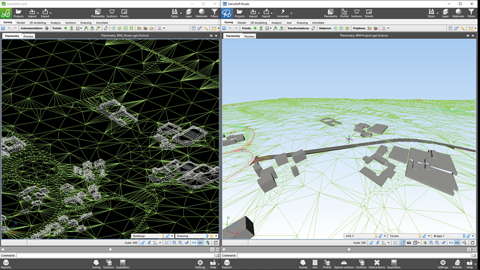 Informationsaustausch einer Vermessung mit SierraSoft BIM-Exchange und SierraSoft BIM-Checking