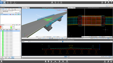 Informationsaustausch einer Struktur mit SierraSoft BIM-Exchange und SierraSoft BIM-Checking