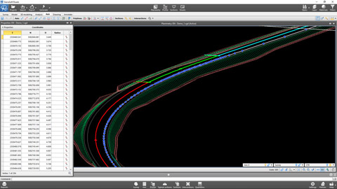 Achserzeugung und Ergebnisse mit SierraSoft Roads