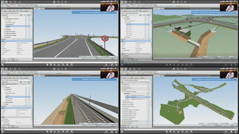 Information modeling of roads and railways in IFC with SierraSoft Infra Design Studio
