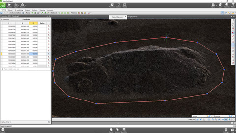 Point clouds management with SierraSoft Land