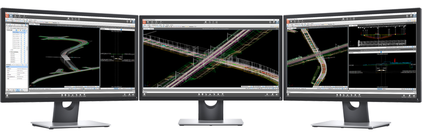 BIM software for railway and road design