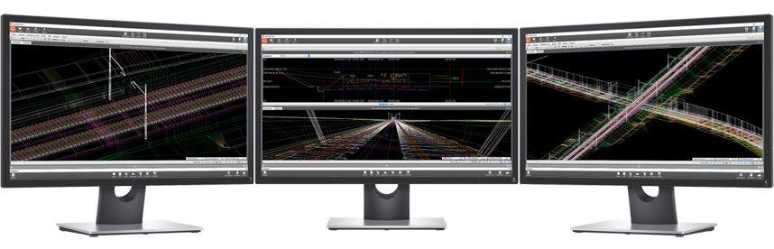 BIM software for the design of railways