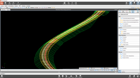 Axis generation and results with SierraSoft Rails