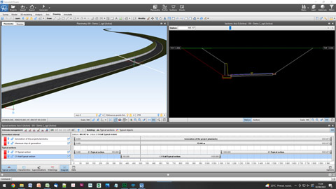 Conception de routes BIM: Customizing the alignment with SierraSoft Roads