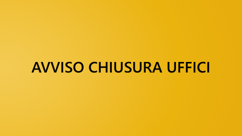 I nostri uffici saranno chiusi per l'Anniversario della Liberazione