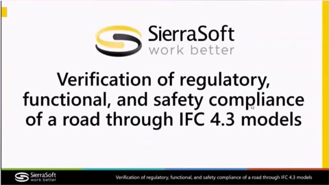 Verification of regulatory, functional, and safety compliance of a road through IFC 4.3 models