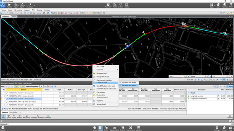 Designing of a road alignment according to the policy with SierraSoft Roads